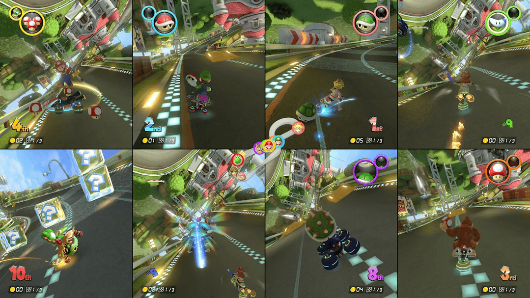 Mario Kart 8 Deluxe Gets 8 Player Split Screen And More On Switch 2